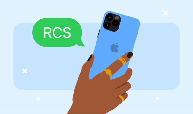 Apple device supporting RCS messages in iOS 18
