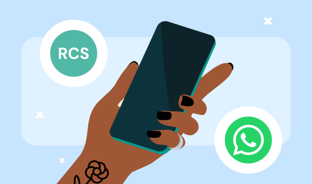 RCS vs WhatsApp for business messaging header image