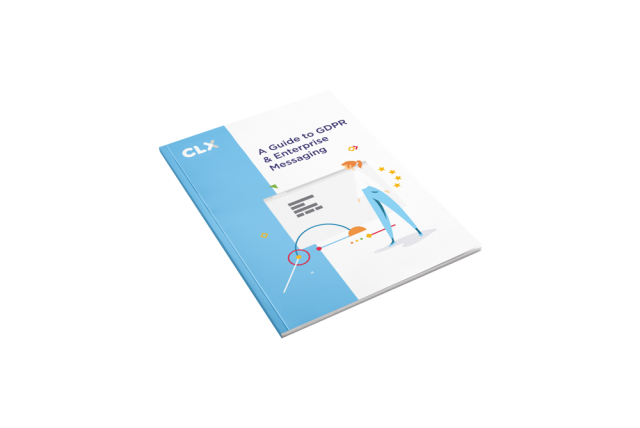 A booklet of the whitepaper: A Guide to GDPR & Enterprise Messaging