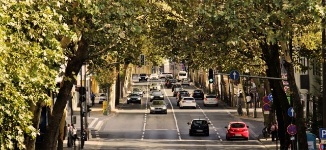 Image of traffic on a street