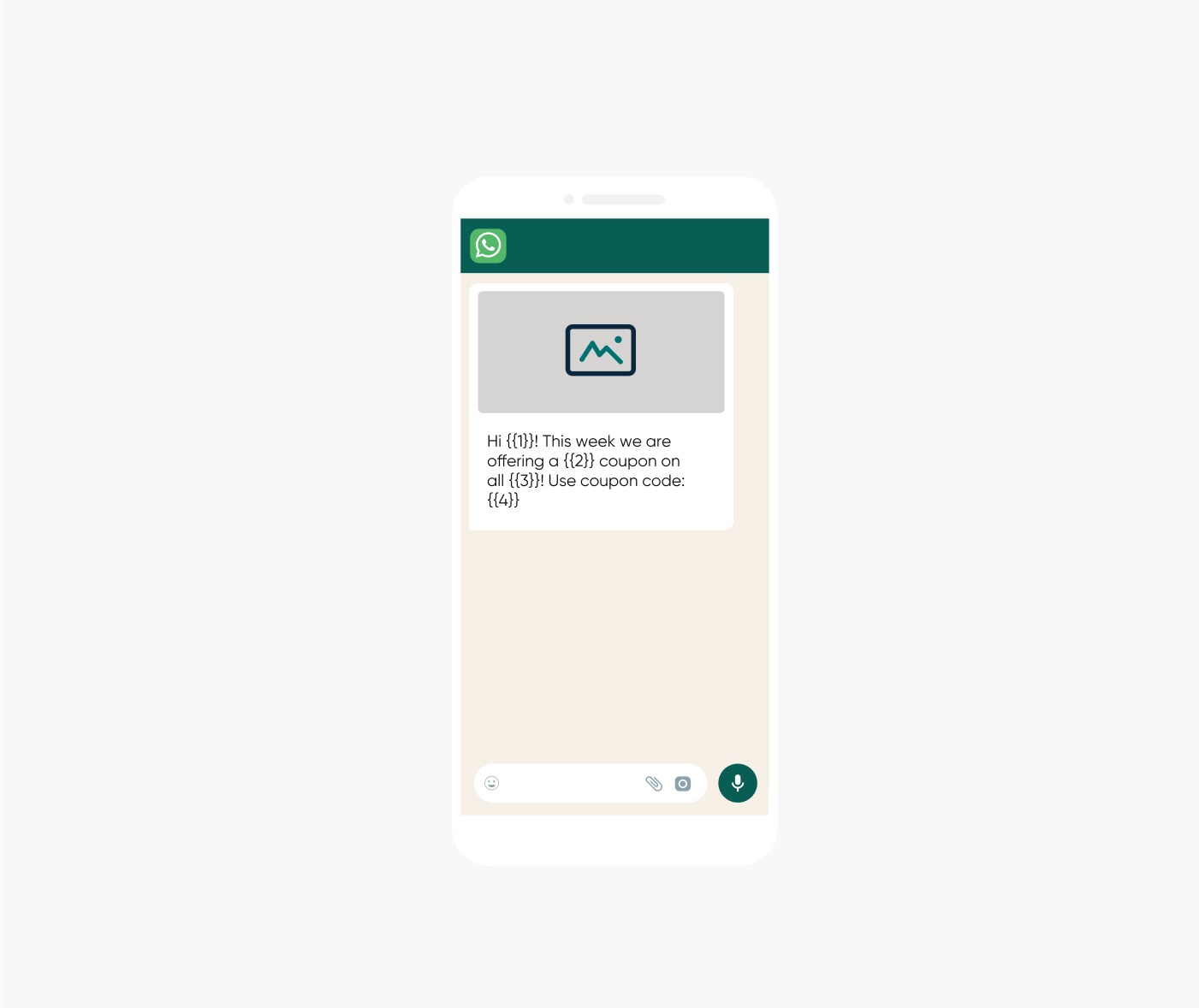 WhatsApp template example