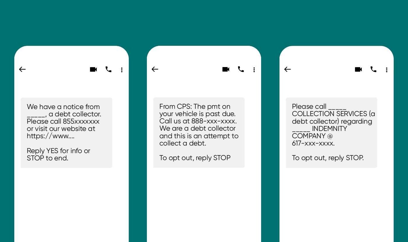 Mitigating fraudulent SMS blog - (debt collector) image 3