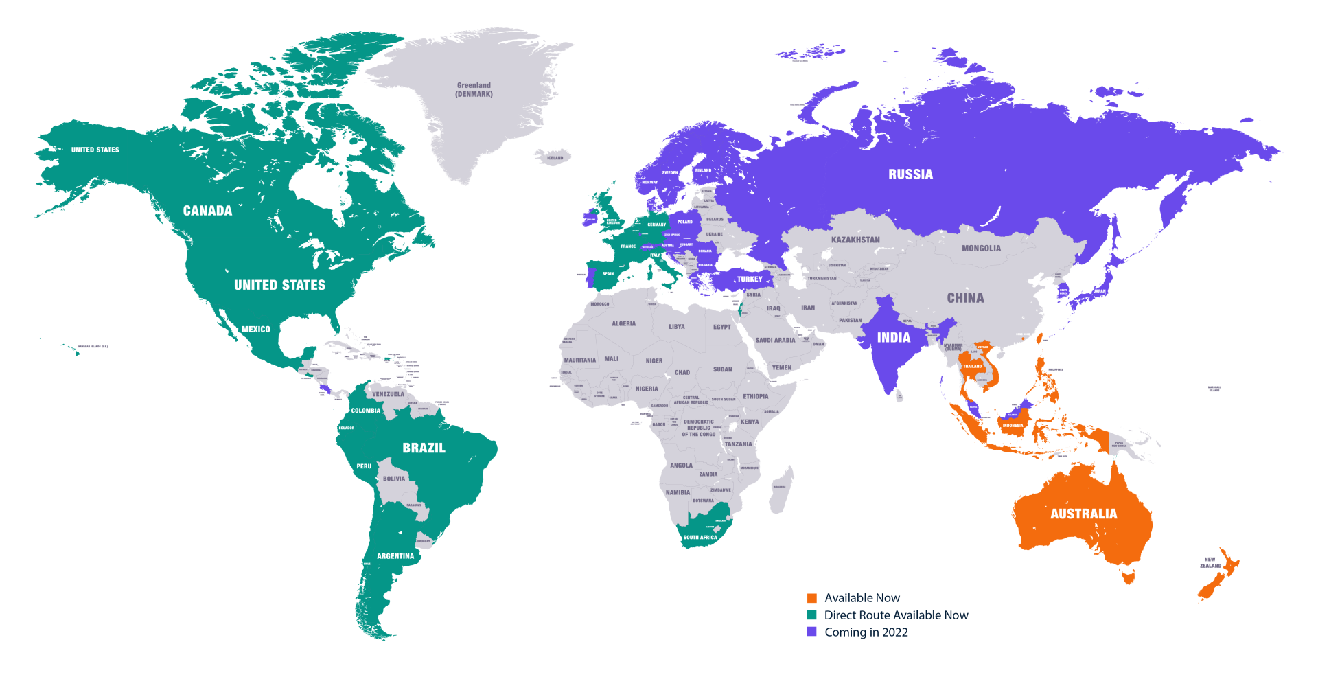 Global Expansion Map