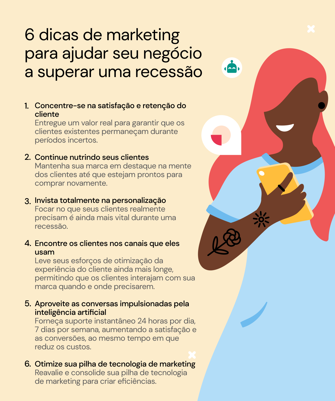 Dicas de marketing para prosperar durante uma recessão