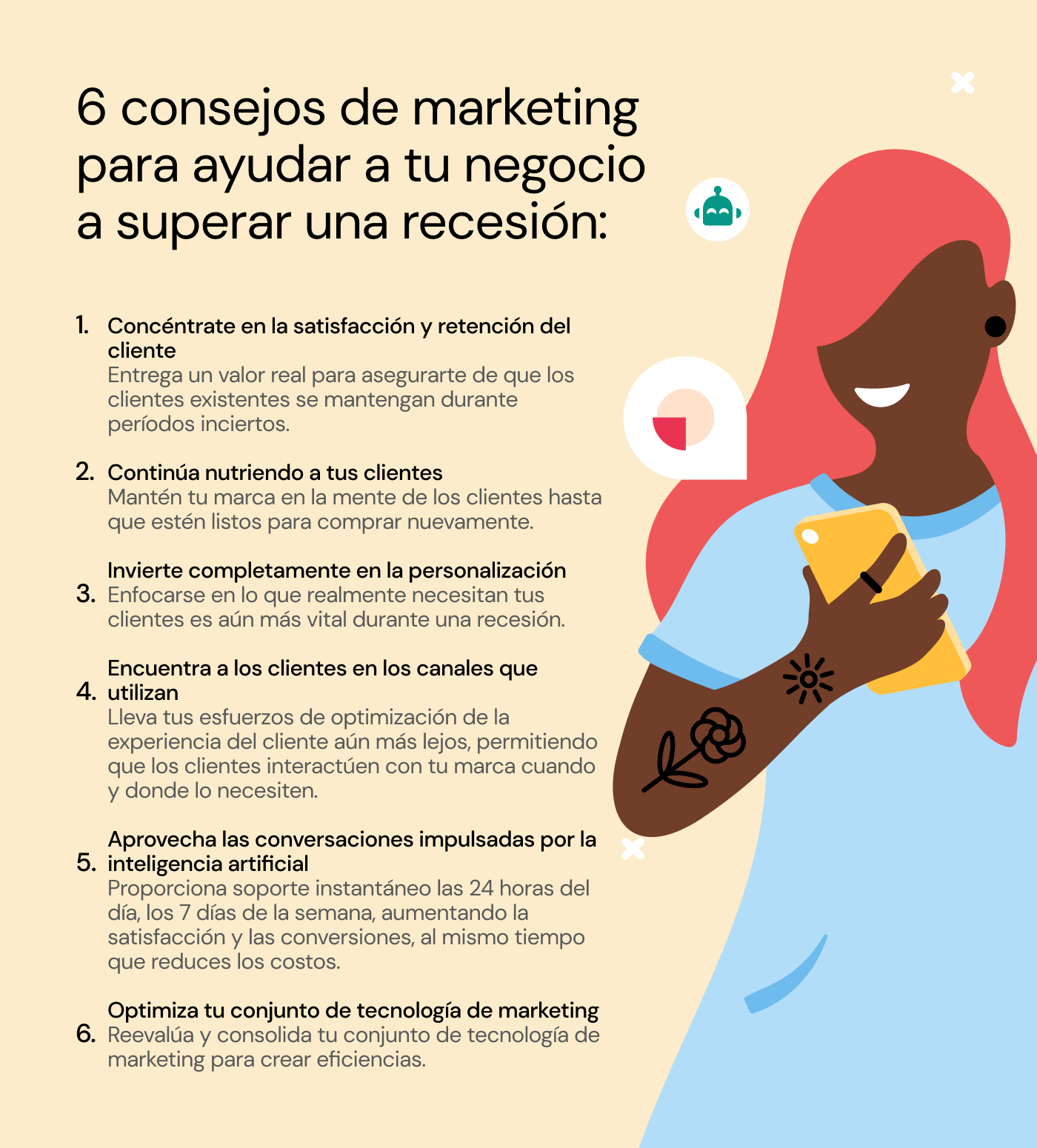 Consejos de marketing para prosperar durante una recesión