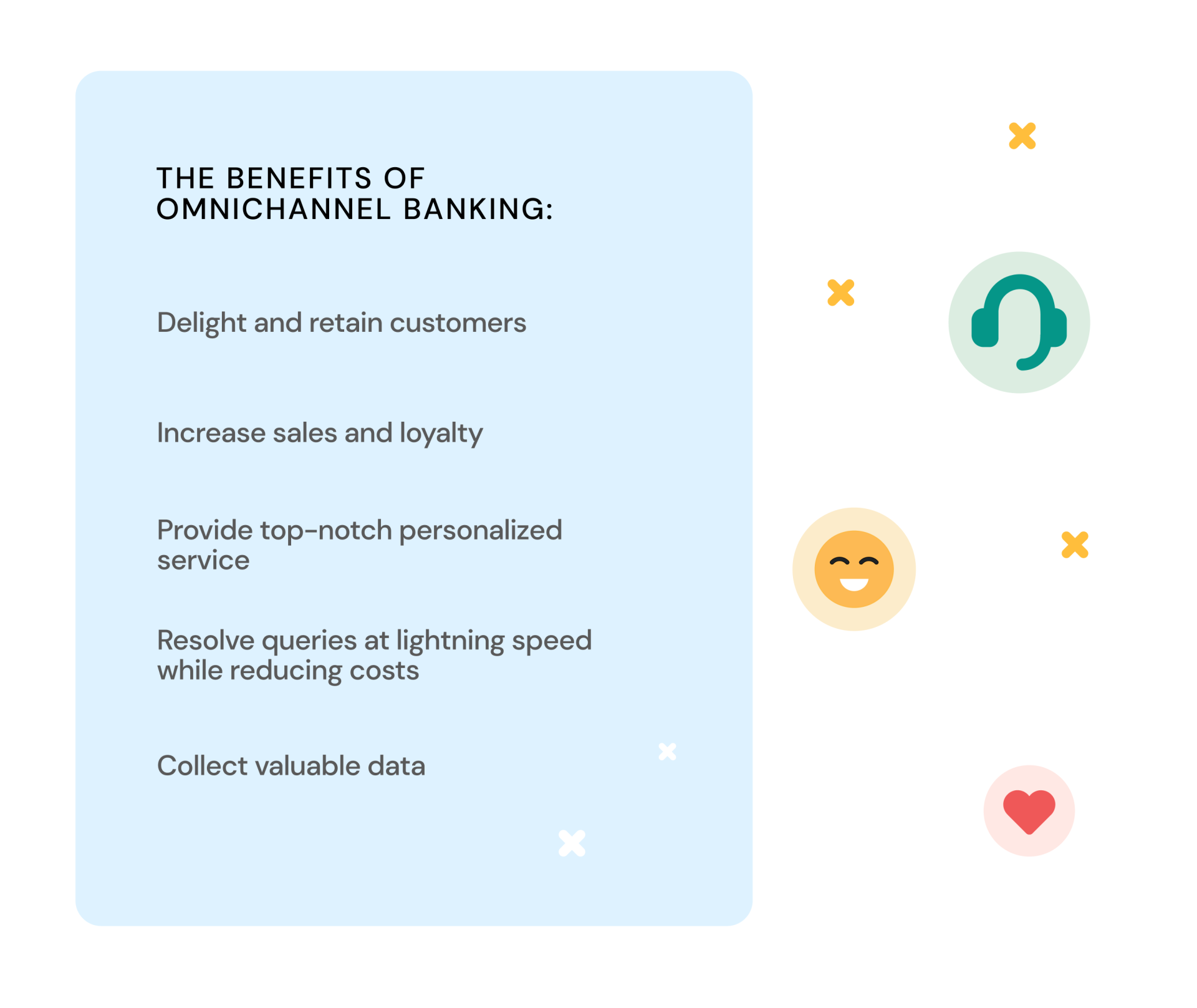 Omnichannel banking benefits