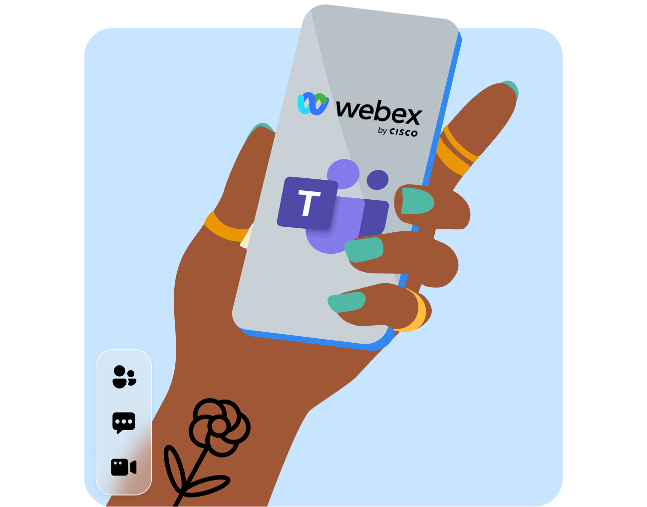 Image for Put Cisco Webex and Microsoft Teams enhanced calling features to work