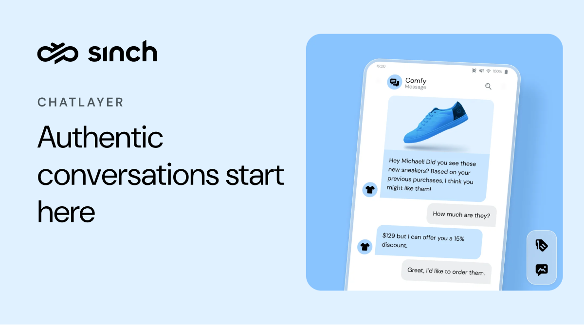 Preview of Sinch Chatlayer