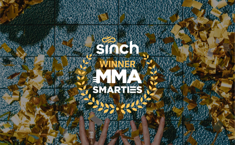 Image for Sinch wins two gold global SMARTIESX awards from Mobile Marketing Association for impactful Text For Humanity campaign