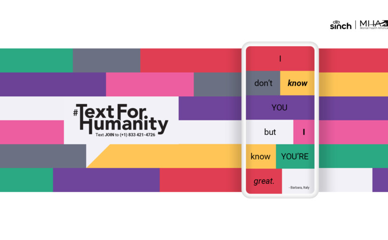 Image for Timeout called on online negativity as mobile users are invited to #TextForHumanity