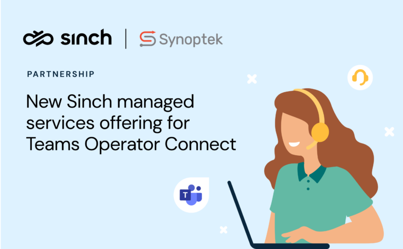 Image for Sinch announces Microsoft Teams professional and managed services partnership with Synoptek