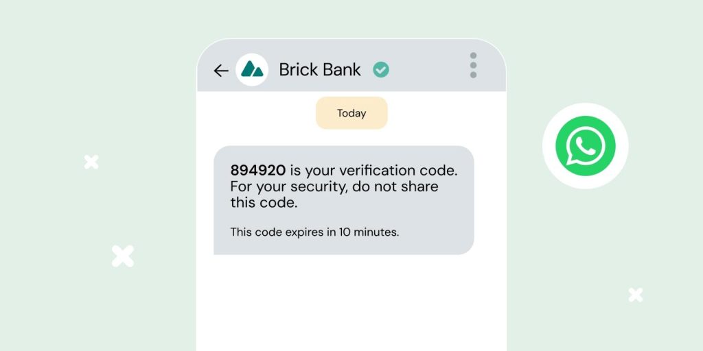 WhatsApp OTP example