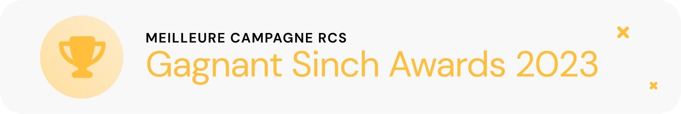 Gagnant Sinch Awards 2023