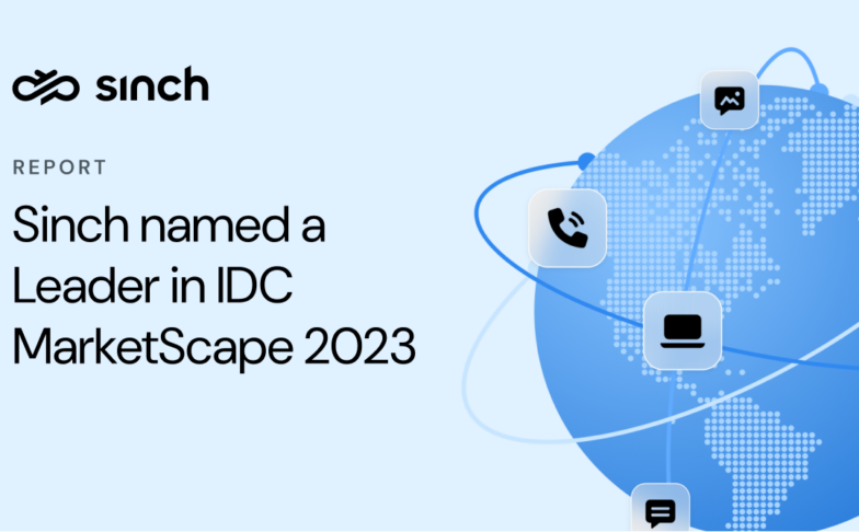 Image for Sinch named a Leader in IDC MarketScape 2023