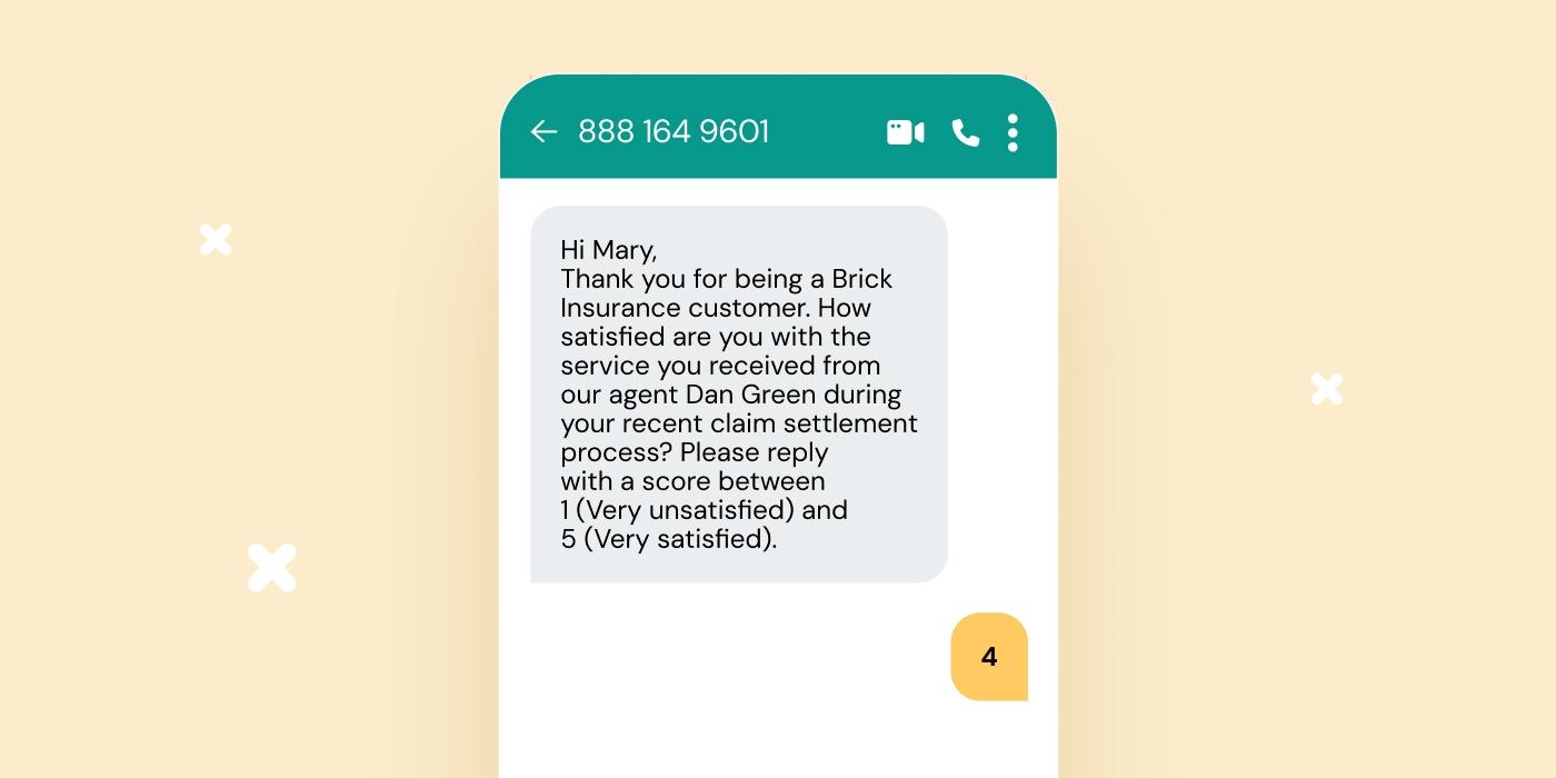 marketing message via a toll-free SMS number