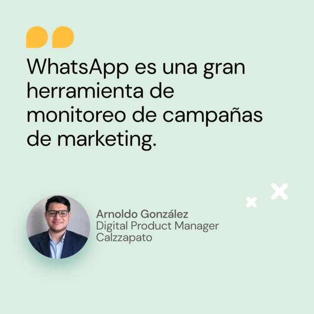 Cita de Arnoldo Gonzalez de Calzzapato a sobre WhatsApp