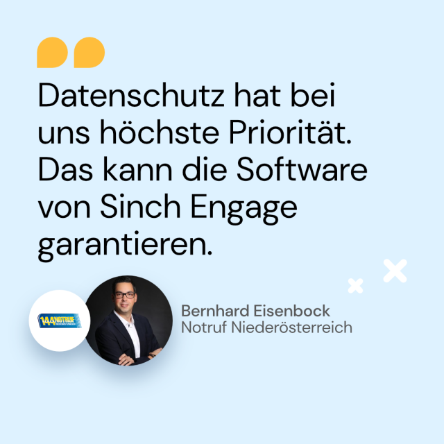 Zitat Bernhard Eisenbock Notruf Niederösterreich