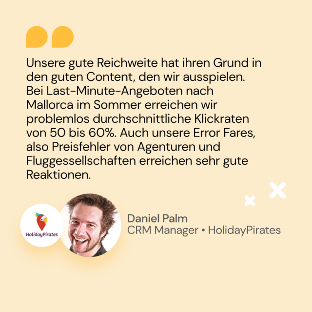 Zitat Daniel Palm HolidayPirates Urlaubspiraten