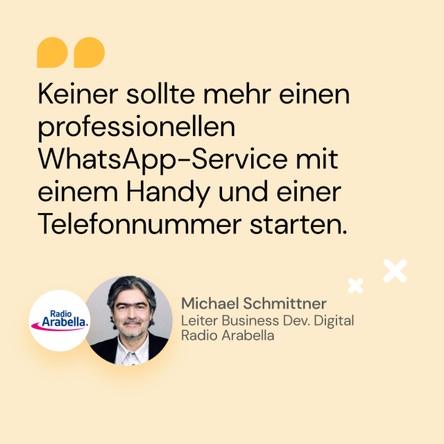 Zitat Michael Schmittner Radio Arabella