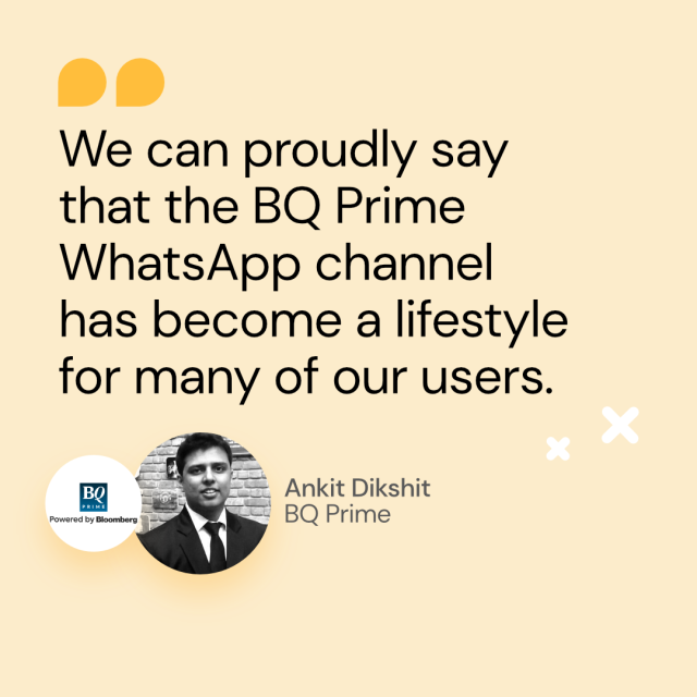 Quote Ankit Dikshit BQ Prime