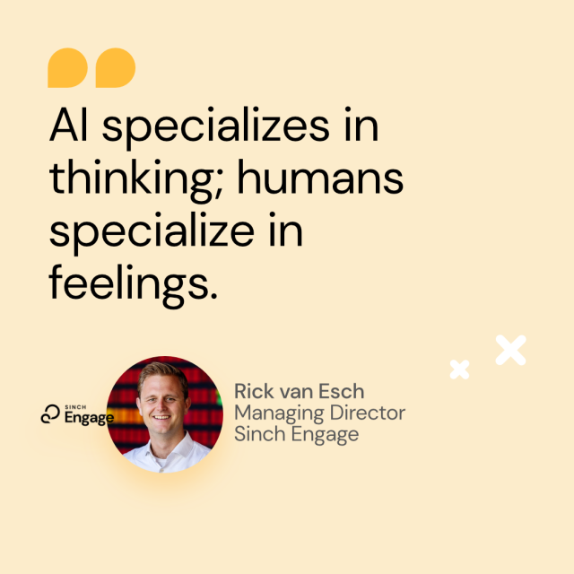 Quote Rick van Esch Sinch Engage