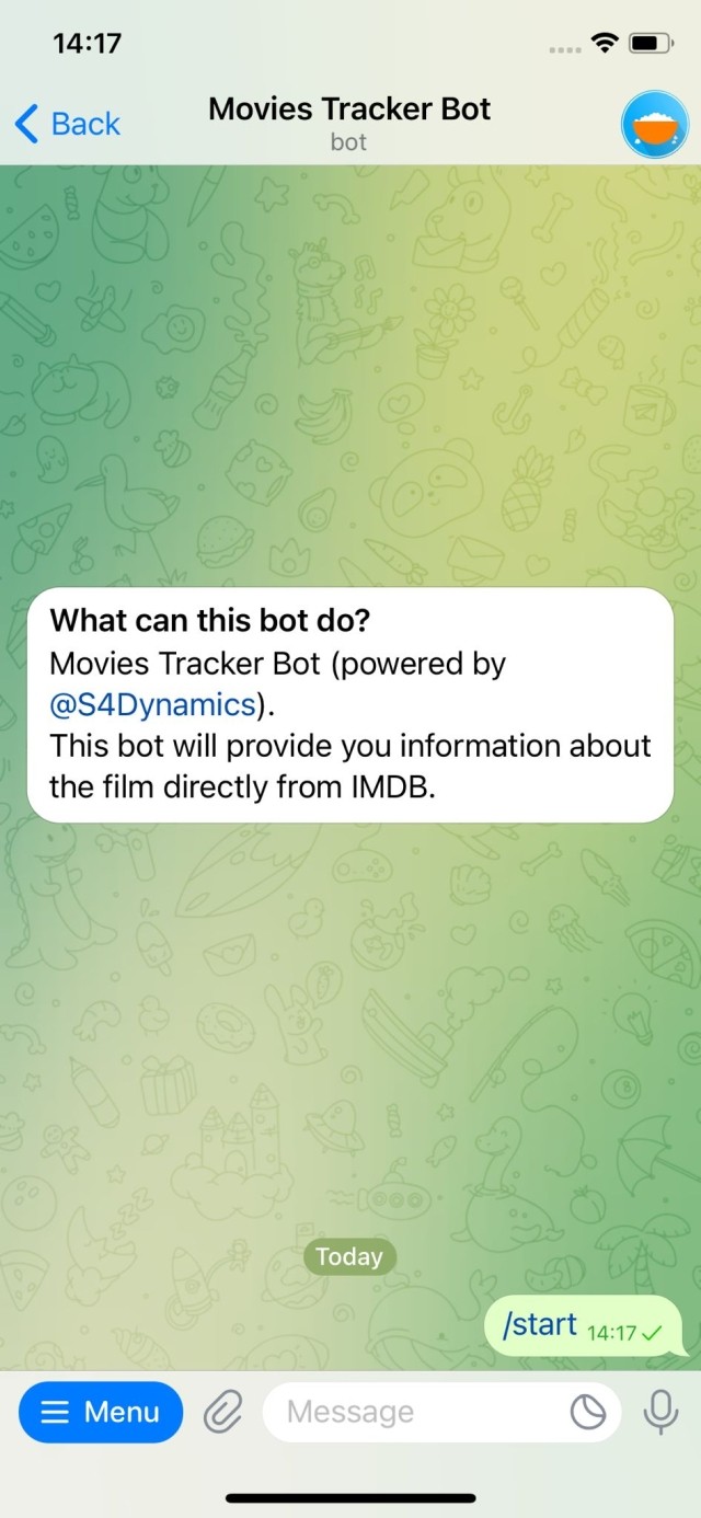Movie Tracker Telegram Bot