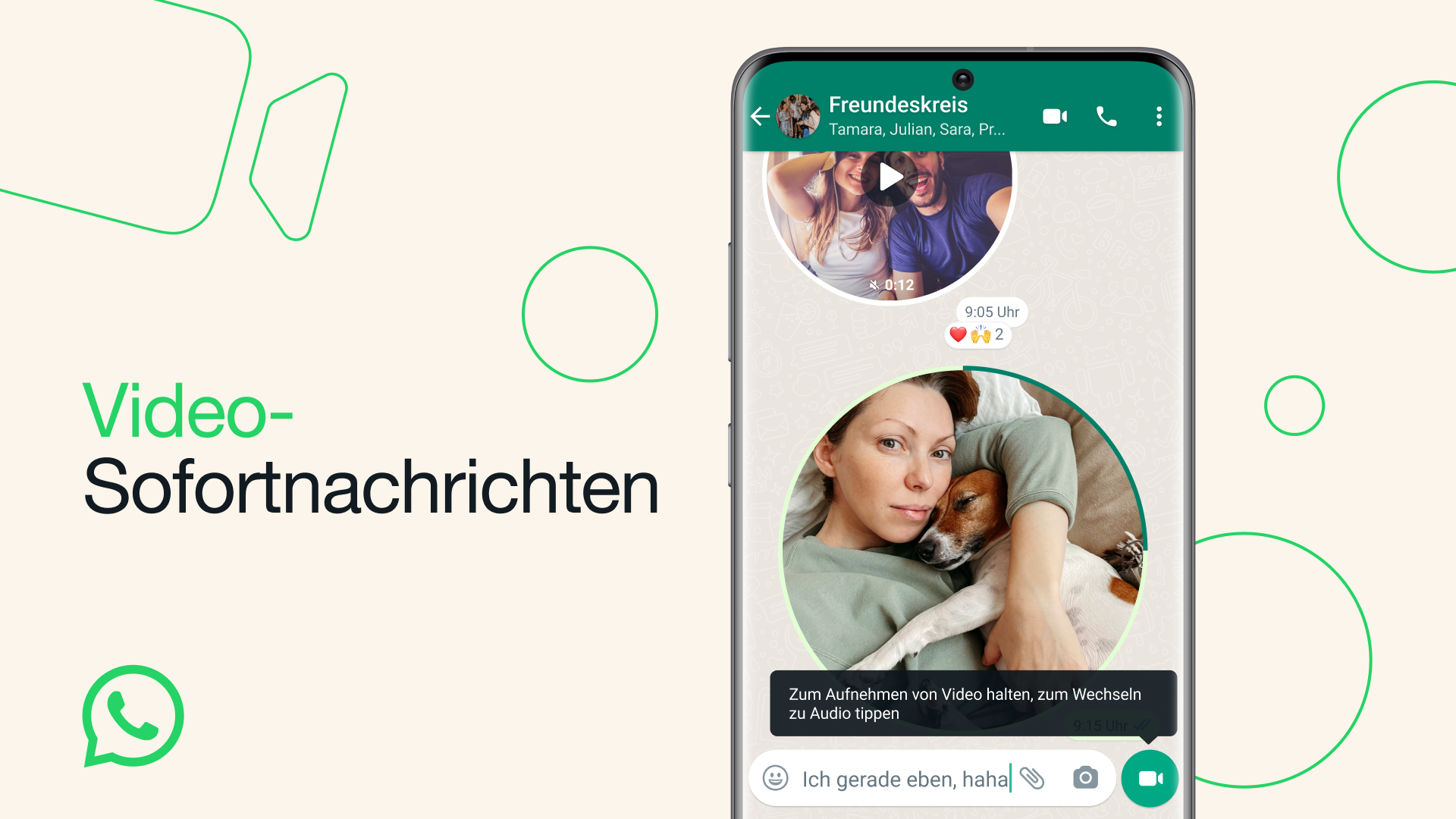 Video Sofortnachrichten WhatsApp