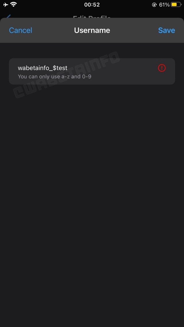 choose user name on WhatsApp instead of phone number
