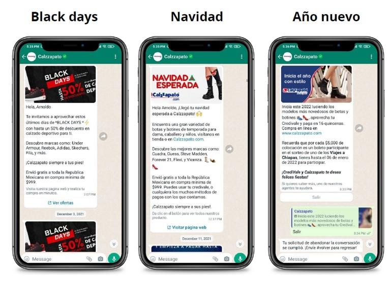 calzzapato WhatsApp Boletín