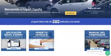 Plug-in de Copart para obtener el consentimiento sobre la política de privacidad.