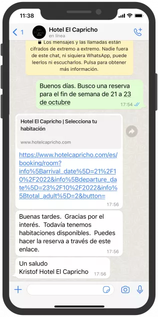 sector turistico hotel capricho