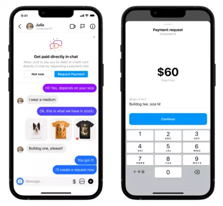 Meta Pay, Instagram shop, Instagram Direct