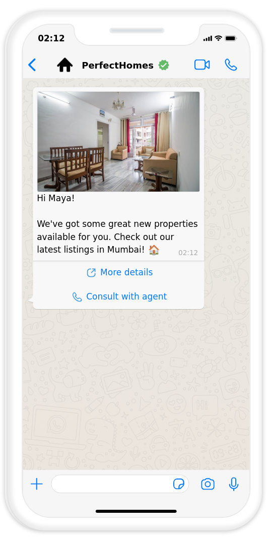 mockup WhatsApp newsletter real estate 02