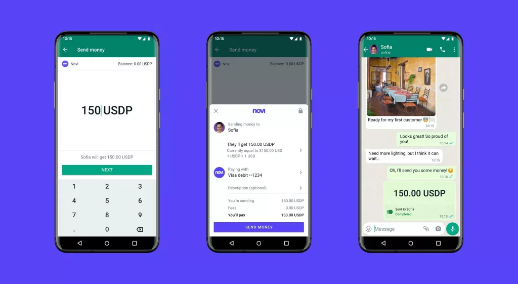 Novi, WhatsApp Pay
