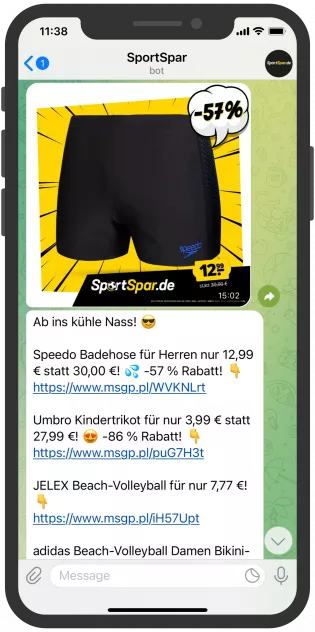 Sportspar Telegram Marketing Chatbot