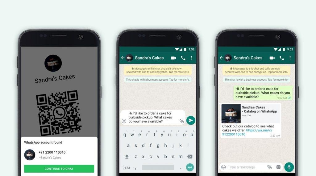 QR codes for WhatsApp Business