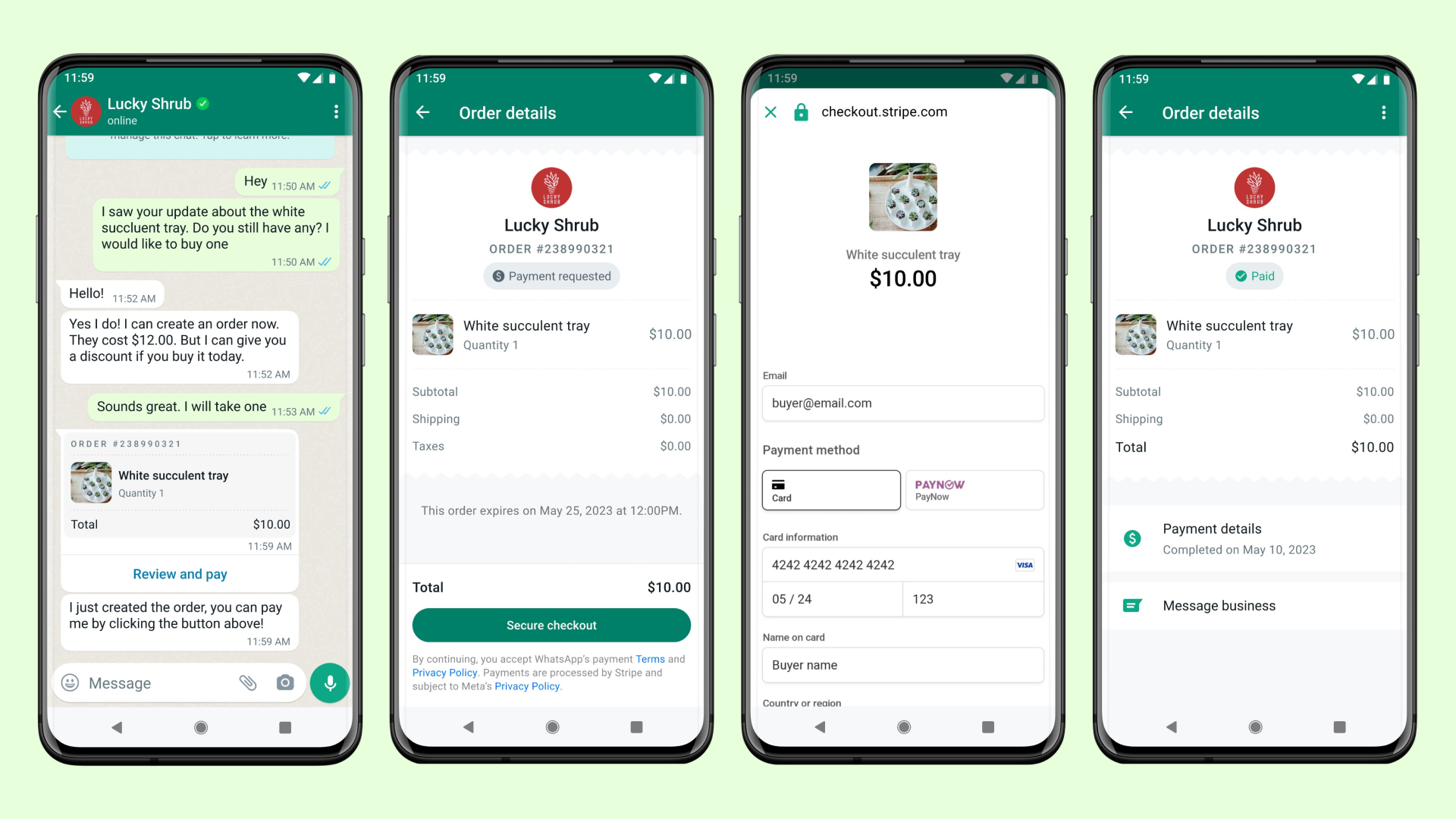 WhatsApp Payment Singapore