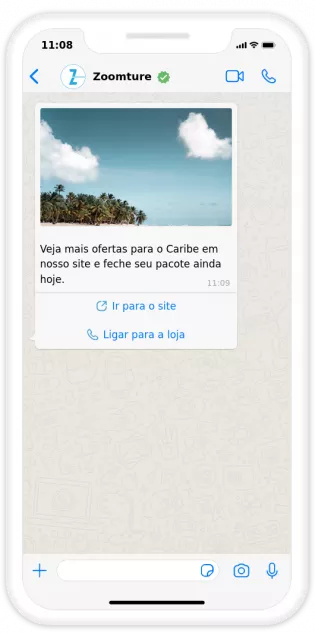 agencia de turismo no whatsapp
