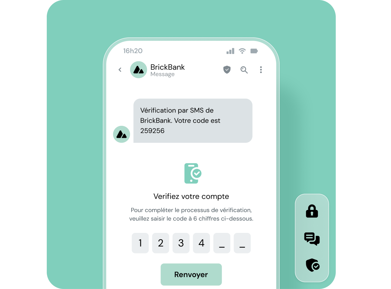 Image pour Simple. Sécurisé. Évolutif. La vérification par SMS fonctionne, tout simplement