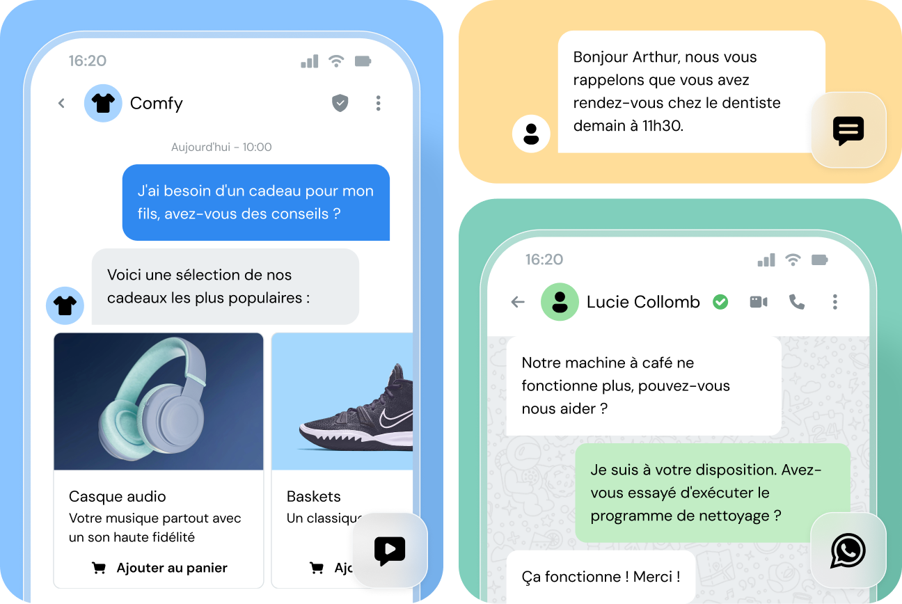 Image for Un contenu riche pour des conversations sur n'importe quel canal mobile