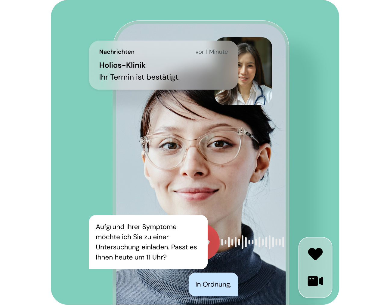 Bild für Patienten treffen, wann und wo sie wollen
