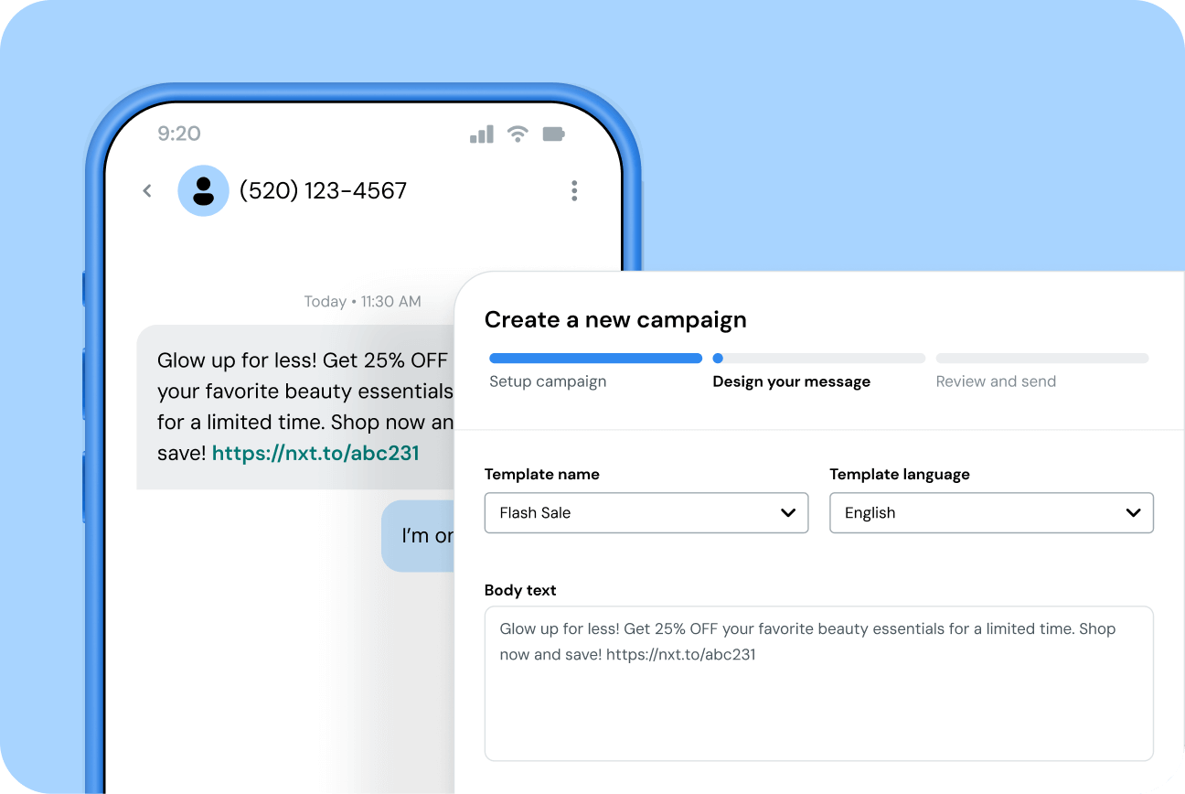 Image for Connect with customers through SMS and MMS without the complexity