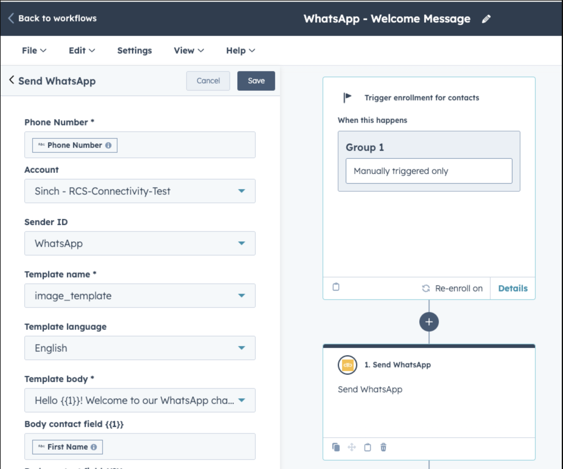 Image for Trigger WhatsApp messages straight from HubSpot Workflows