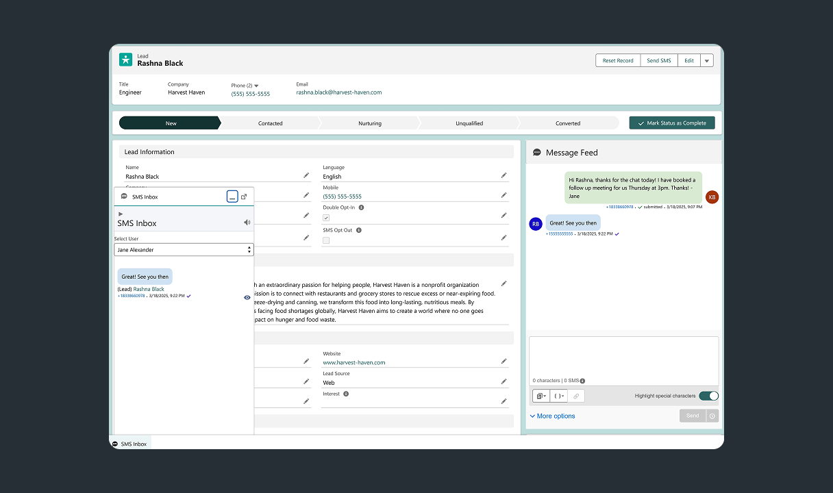 Image for Stay on top of conversations with pop-up notifications in Salesforce 