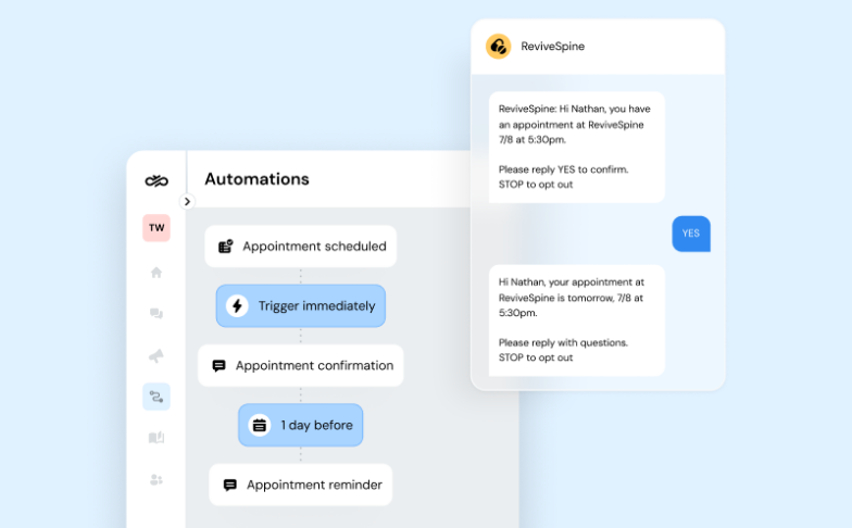 Image for Automated text message service