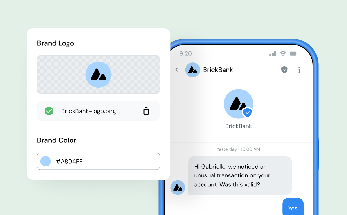 Image for Protect sensitive data with two-factor authentication text messages