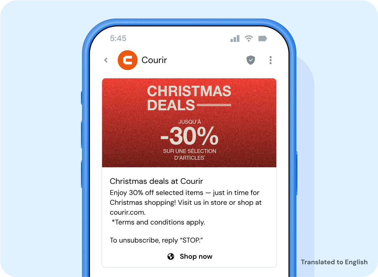Image for Courir makes promotions pop during the most competitive time of the year