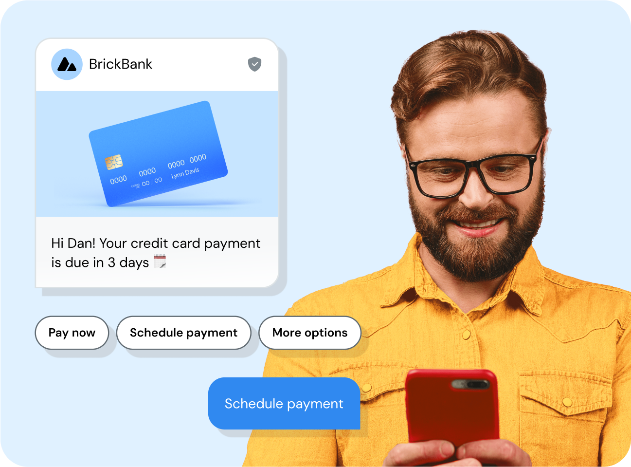 Image for Timely, actionable payment reminders