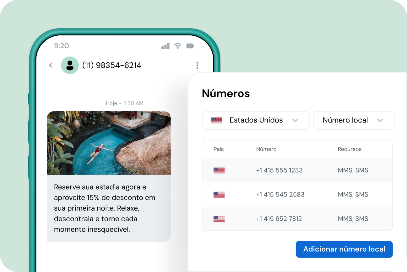 Image for Encontre o número ideal para suas mensagens comerciais.