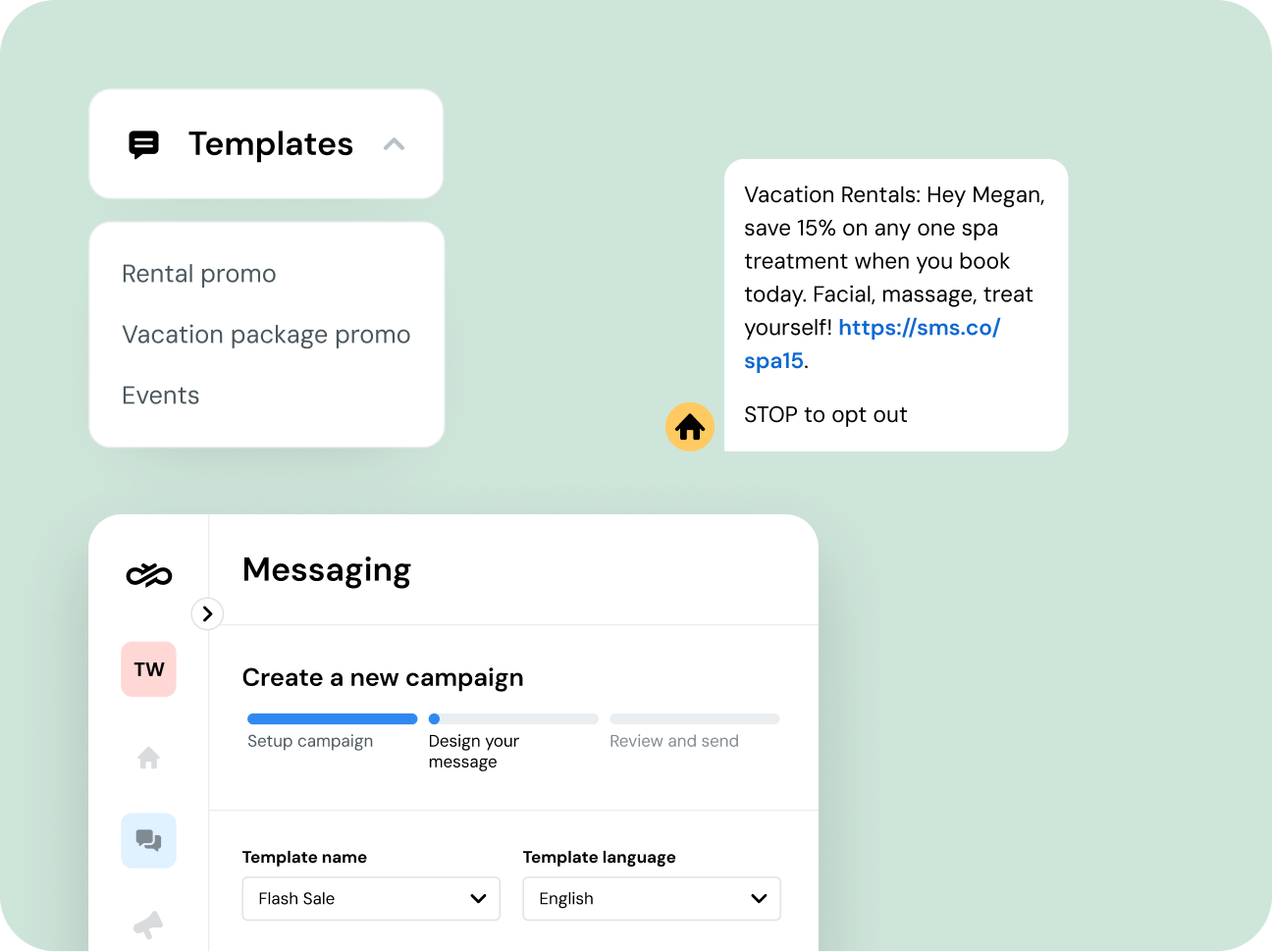 Image for Manage email and SMS together